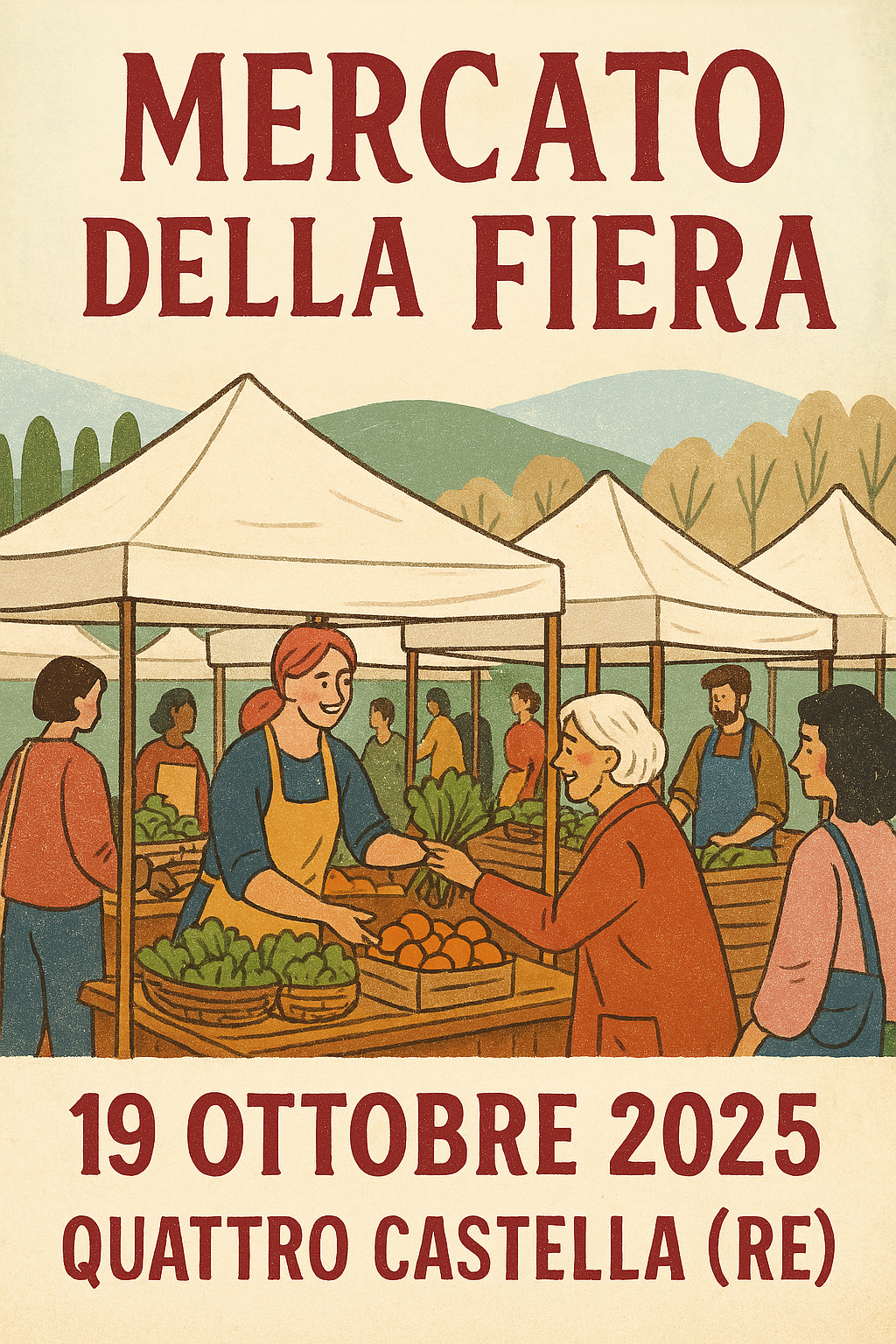 🌿 Mercato della Fiera – Quattro Castella (RE)