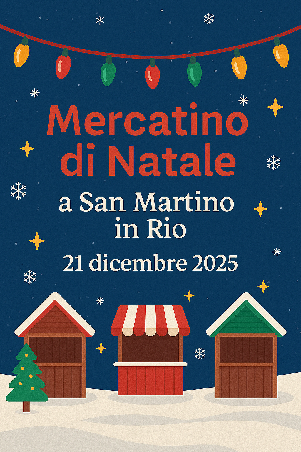 🎄 Mercatino di Natale a San Martino in Rio – 21 dicembre 2025