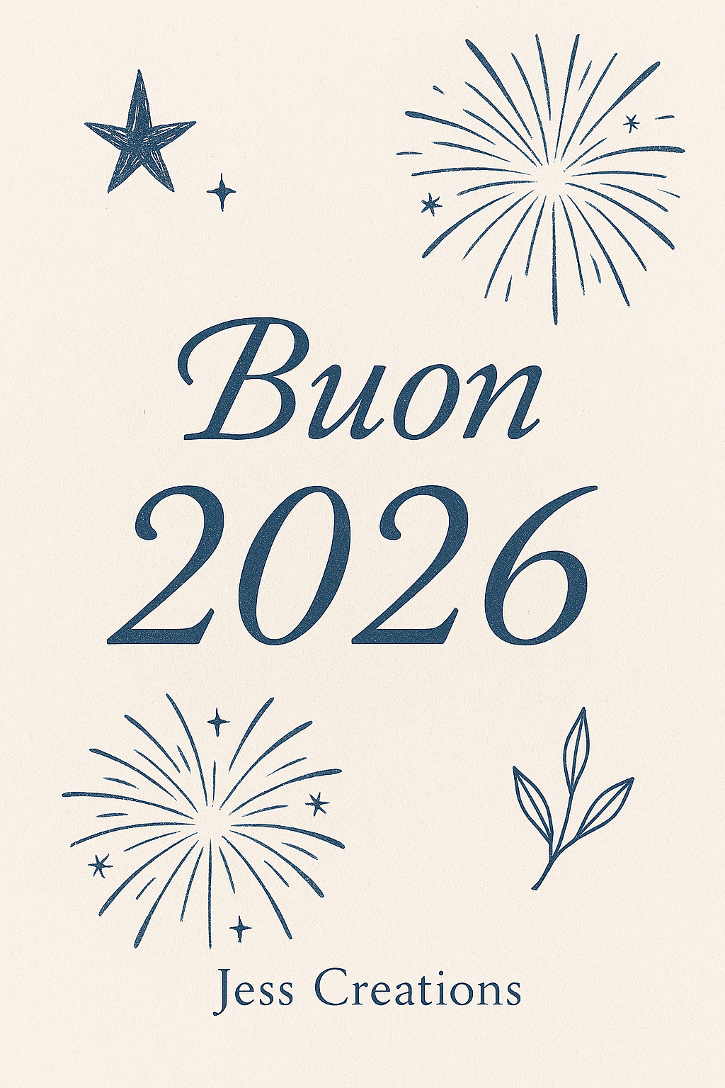 Auguri di Buon 2026 da Jess Creations