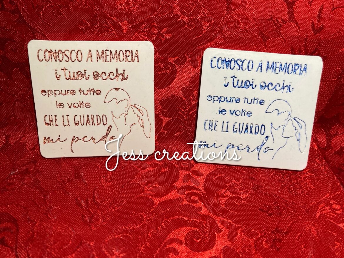Calamite poetiche in gesso per San Valentino