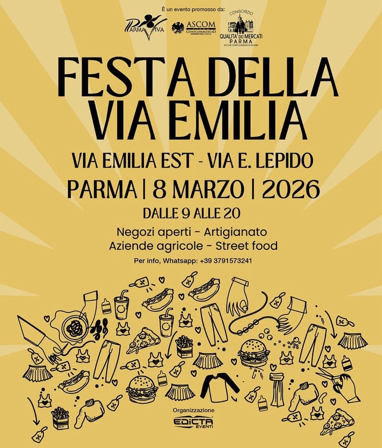 Festa della Via Emilia – Parma, 8 marzo