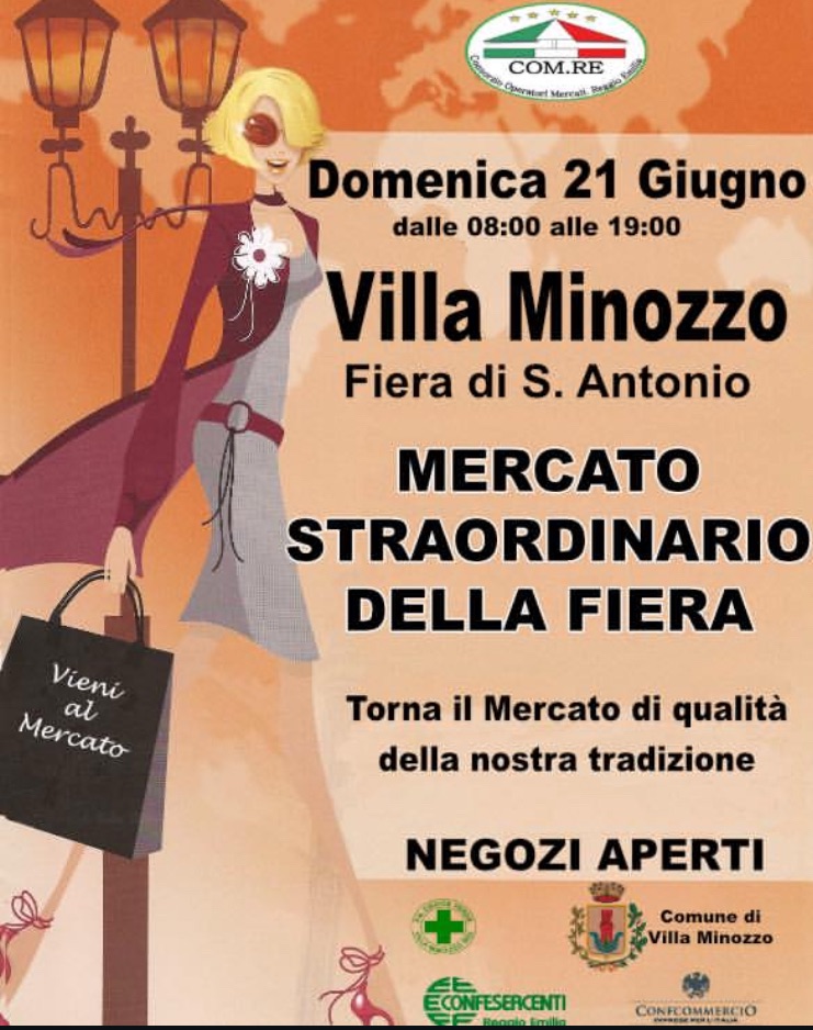 Eleganze Artigianali al Mercato Straordinario di Villa Minozzo – 21 Giugno