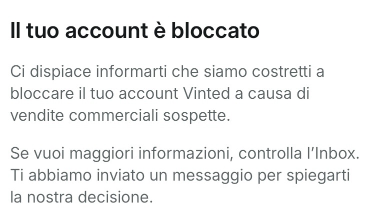 ✨ Account Vinted Bloccato: Nuovo Profilo in Arrivo a Breve