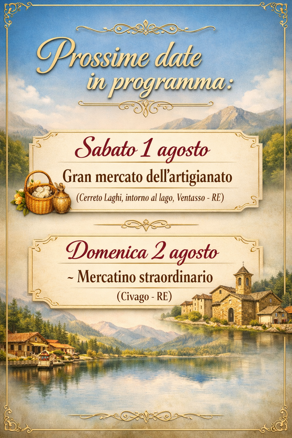 Prossime date in programma